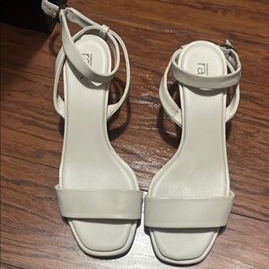 Nordstrom White Strappy Sandals